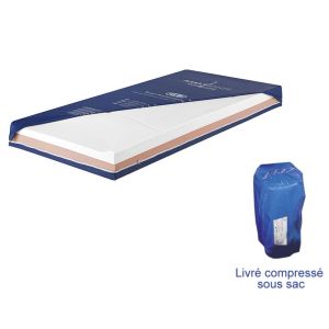 Matelas Mousse Visco élastique Alova VMA63 Largeur 90 cm