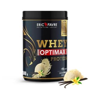 Whey Optimax protein - Vanille - Prise de masse musculaire - Pot 500G