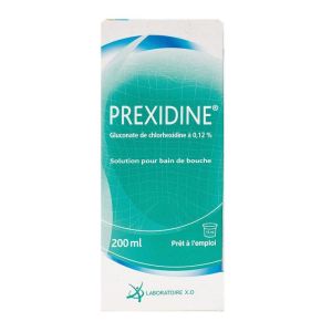 Prexidine 0,12% - Solution pour Bain de bouche - 200ml