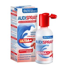 Audispray Ultra - Solution auriculaire Bouchons cérumen - Spray 20ml
