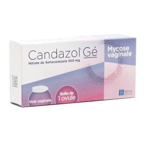 Candazol 300mg - Traitement mycose vaginale - 1 ovule