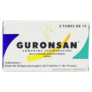 Guronsan - Fatigue passagère - 30 comprimés effervescents