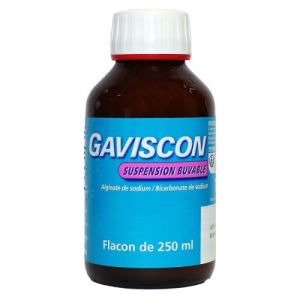 Gaviscon Suspension Buvable - Bicarbonate de Sodium/ Alginate de Sodium - 250 ml
