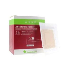 Absofoam Border - Pansement Hydrocellulaire Absorption Moyenne - Bte 10