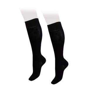 Chaussettes de compression Coton - Homme - Classe 2 - Noir - Normal