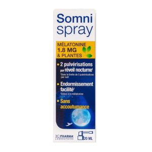 Somnispray - Problèmes pour dormir - Spray 20ml