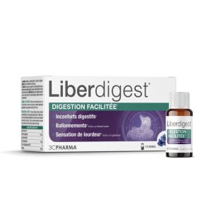 Liberdigest - Digestion facilitée - 14 unicadoses de 10ml