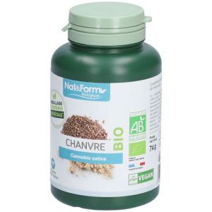 Chanvre Bio - Cannabis Sativa - 200 gélules végétales