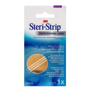 Steri-strip 3M mesure 3 mm x 7,5 cm - 1 x 5 strips