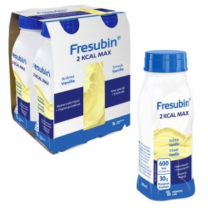 Fresubin® - 2 kcal Drink Max - Vanille - Pack de 4 bouteilles de 300 ml