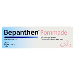 Pommade Bepanthen Dexpanthénol 5% - Irritation peau - Erythème fessier nourrisson - Tube 100g