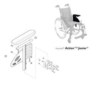 Appui-nuque avec Tendeur - Fauteuil Roulant Action 2NG 3NG - INVACARE -  Accessoires Fauteuils Roulants - Univers Santé