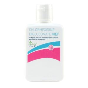 Chlorhexidine digluconate Hibi 40mg/ml - Désinfectant plaie - 125 ml
