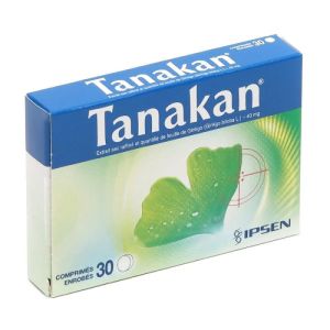 Tanakan 40mg - Troubles de la mémoire - Adultes - 30 comprimés