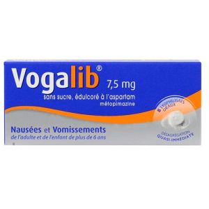 Vogalib 7,5mg - Nausées Vomissements - 8 lyophilisats oraux