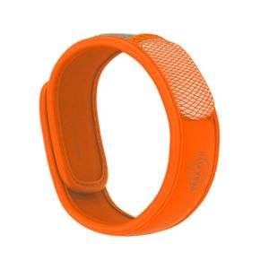 Bracelet Anti-moustiques Rechargeable - Adulte - Orange