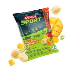 Andros Sport - Gummies Boost - Mangue Banane Extrait de café vert - 6 gummies