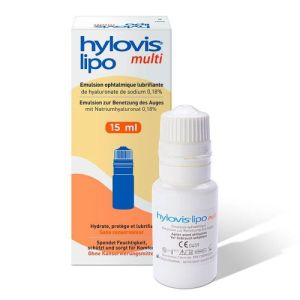 HYLOVIS® Lipo Multi - Emulsion ophtalmique lubrifiante - 15 ml