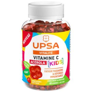 Vitamine C Acérola Kids - Fatigue passagère - Défenses immunitaires - 60 gommes
