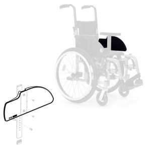 Plaque protège-vêtements repose-bras Gauche pour accoudoir Bi5 - Fauteuil roulant