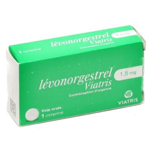 Levonorgestrel 1,5 mg Pilule du lendemain - Contraception d'urgence - 1 comprimé