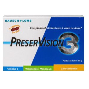 PreserVision 3 - Vieillissement oculaire - 60 Capsules