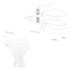 Kit de fixation pour installer assise sur cuvette WC - Par 2