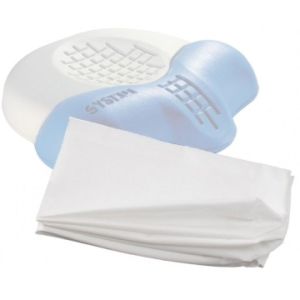 Taie d'oreiller blanc pour oreiller cervical C100P ou C120P