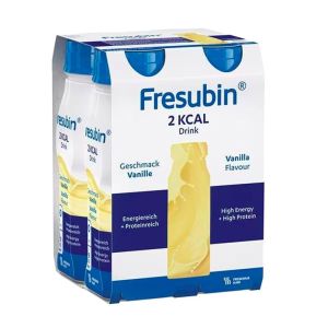 Fresubin - Drink - 2 Kcal - Boisson nutritionnelle - Vanille - 4 x 200ml