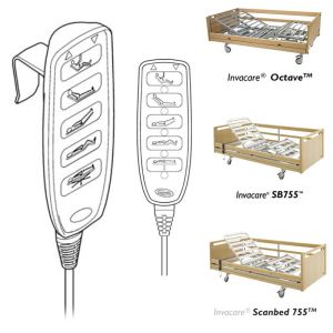 Télécommande HB 80 pour lit médical électrique Invacare SB755 ScanBed ou Octave