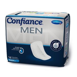 Protection urinaire Homme Confiance Protection Men - 4 gouttes - Paquet de 14 - HARTMANN