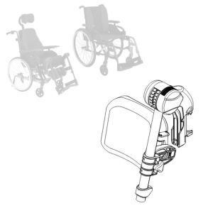 Appui mollet pour Fauteuil Roulant Manuel Action 3NG - Côté Gauche