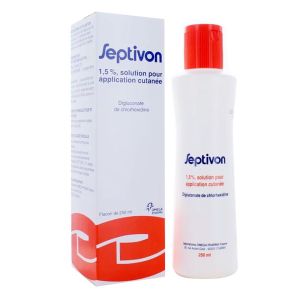 Septivon 1,5 % Digluconate De Chlorhexidine - Solution pour Application Cutanée - 250ml