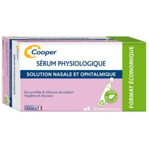 Sérum Physiologique - 40 Unidoses de 5 ml