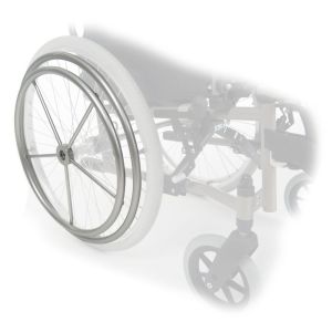 Kit hémiplégique à double main courante pour chaise roulante - HEM2