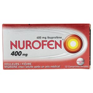 Nurofen 400mg - Douleurs Fièvre Migraine - 12 comprimes