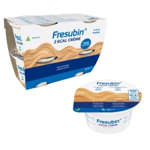 Fresubin - 2 Kcal Crème - Sans lactose - Praliné - 4 x 200g