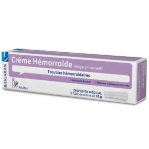 Crème Hémorroïdes - Troubles hémorroïdaires - 30 g