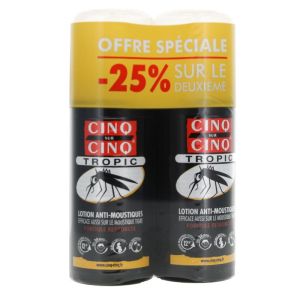 Spray Lotion Anti-Moustiques - Tropic - Lot de 2 x 75ml