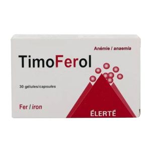Timoferol - Anémie - Fer - 30 gélules