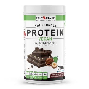 Proteine Vegan - Chocolat Noisette - En-cas hyperhyperprotéinée - Pot 750g