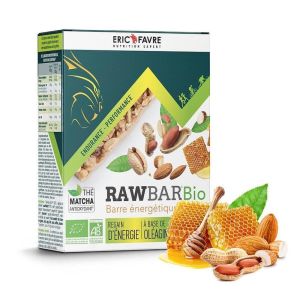 Raw Bar Bio - Cacahuète Amande Miel - Endurance Performance - 6 barres