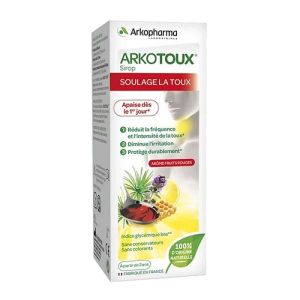 Arkotoux - Sirop soulage la toux - Flacon 140ml