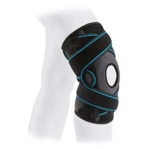 Genouillère Orthopédique Aérée ORLIMAN Genu'R - Pour Luxation, Rotule, Ligaments - Unisexe Noir
