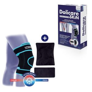 Genouillères Chauffantes Inther Max - Anti-froid Jusqu'à -35°C - Unisexe Taille Unique - 100% Acrylique - Lavable Machine