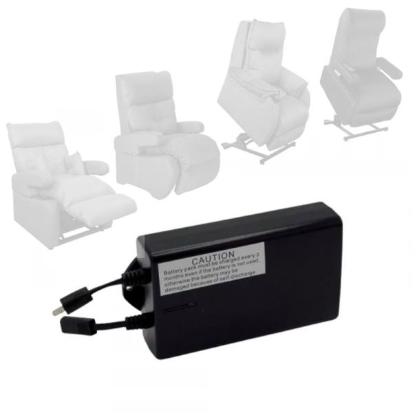 Kit batterie pour fauteuils releveurs Cocoon, NoStress, Lux ou Althea