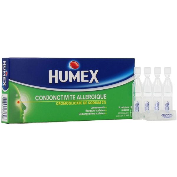 Collyre conjonctivite allergique - 10 unidoses
