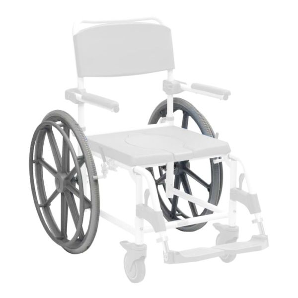 Grandes roues pour chaise de douche WC Aston - Par 2