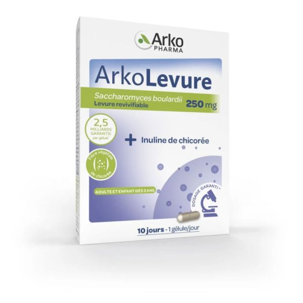 Arkolevure - Levure revivifiable - 10 gélules