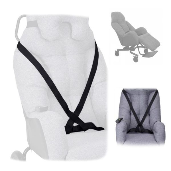 Harnais de maintien au fauteuil pour tous fauteuils à pousser InnovSA